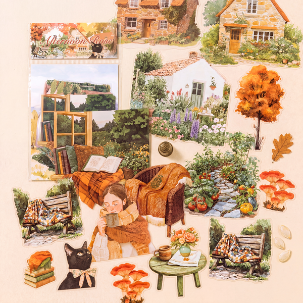 Autumn at the Cottage - Cozy Sticker Set