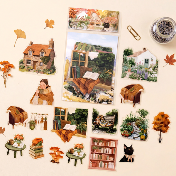 Autumn at the Cottage - Cozy Sticker Set