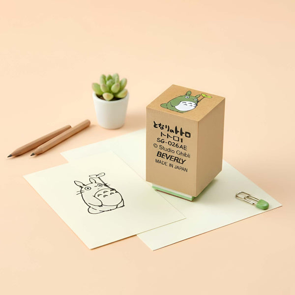 Beverly My Neighbor Totoro Stamp - Totoro with Leaf