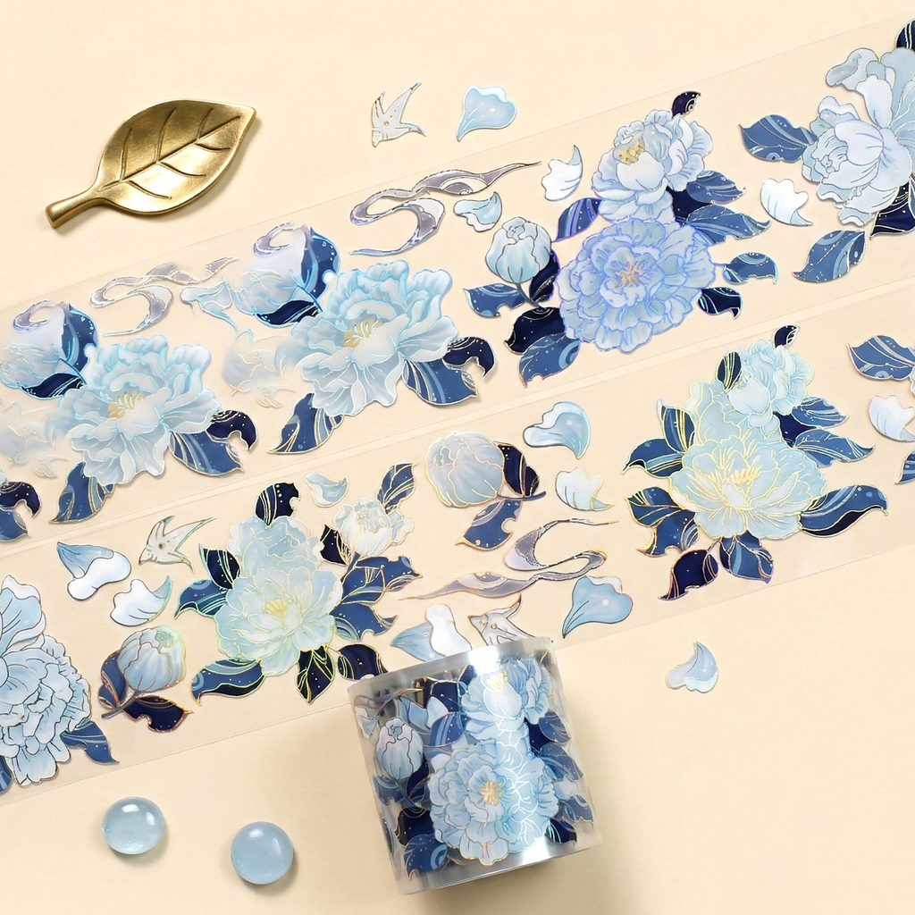 Blue Petunia Washi Tape