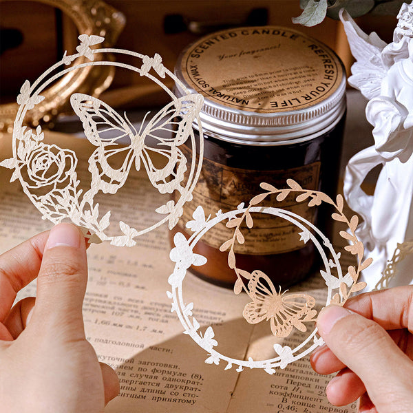 Botanical Wreath Decorative Scrapbooking Paper