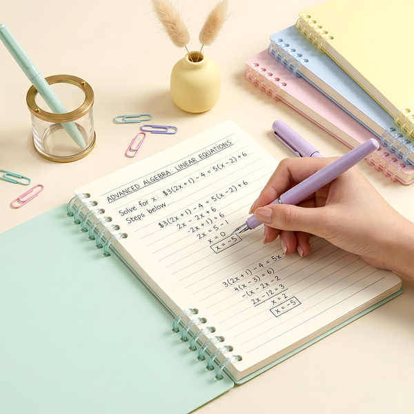 Candy Cloud A5 Edge-Bound Lined Notebook