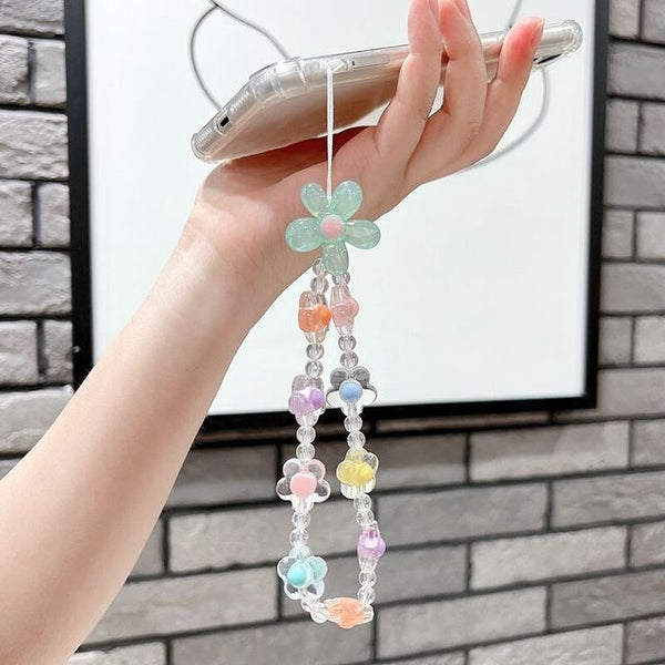 Candy Color Flower Phone Charm