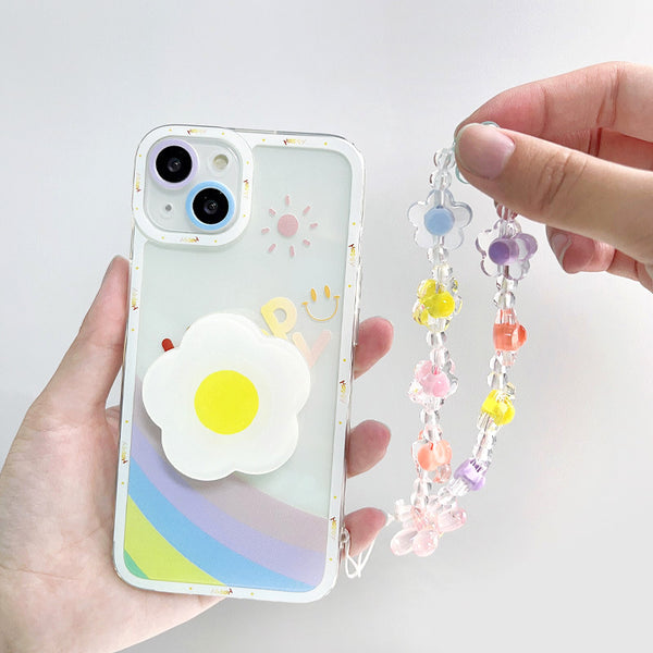 Candy Color Flower Phone Charm