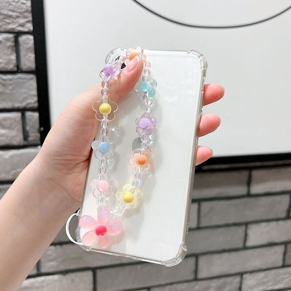 Candy Color Flower Phone Charm