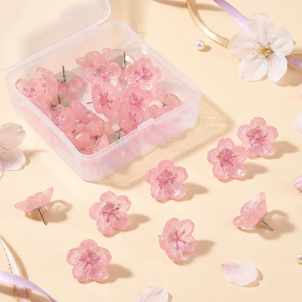 Cherry Blossom Pins - Set of 20