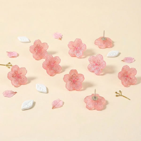 Cherry Blossom Pins - Set of 20