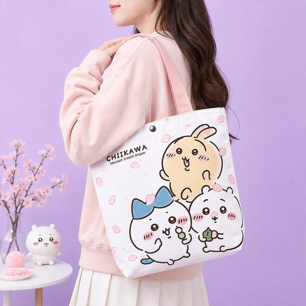 Chiikawa Bunny Cheer Tote Bag