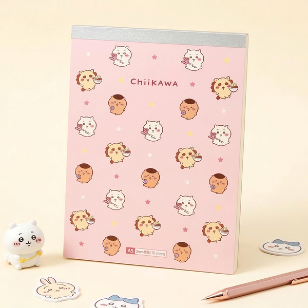Chiikawa Happy Friends Large Notepad