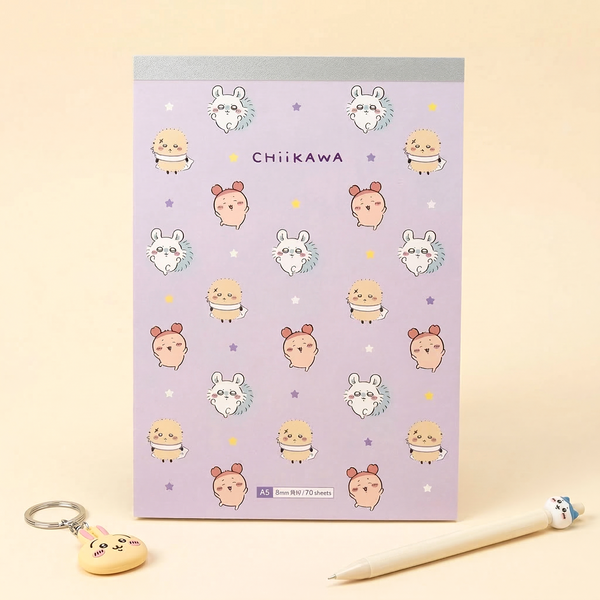 Chiikawa Happy Friends Large Notepad
