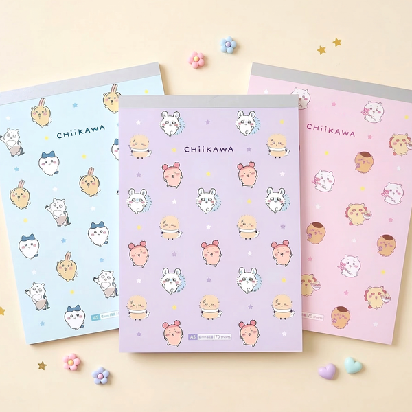 Chiikawa Happy Friends Large Notepad