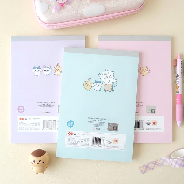 Chiikawa Happy Friends Large Notepad