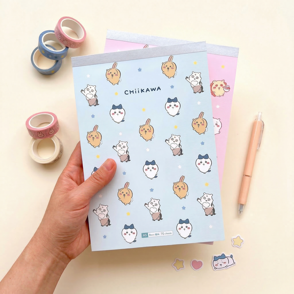 Chiikawa Happy Friends Large Notepad