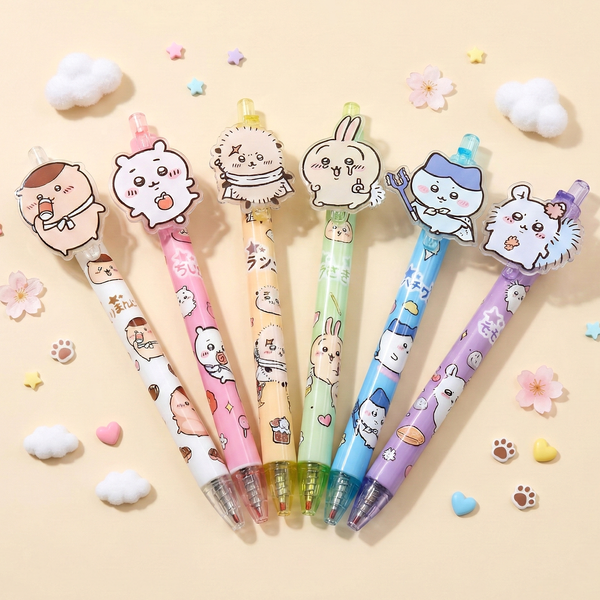 Chiikawa Happy Friends Gel Pens