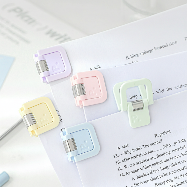 ClearView Cube Paper Clips Set