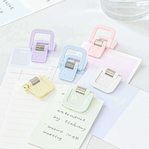 ClearView Cube Paper Clips Set