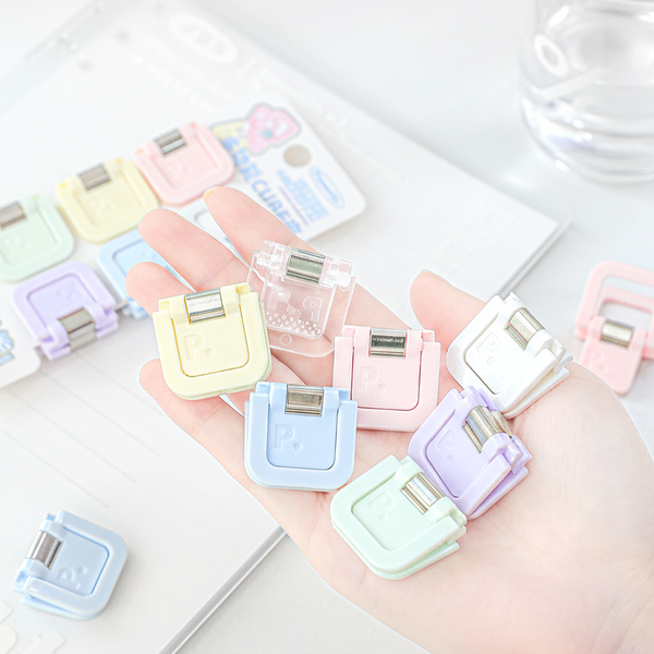 ClearView Cube Paper Clips Set