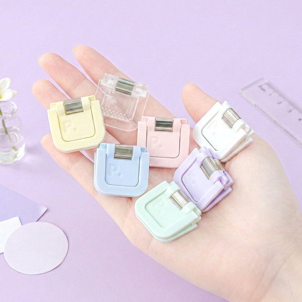 ClearView Cube Paper Clips Set