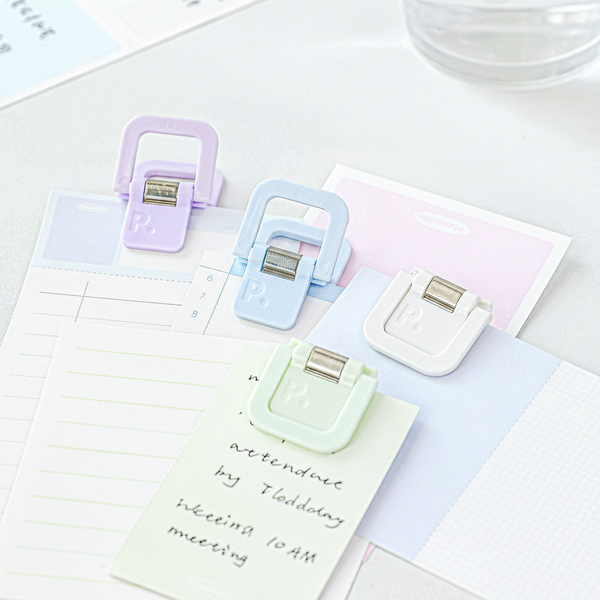 ClearView Cube Paper Clips Set