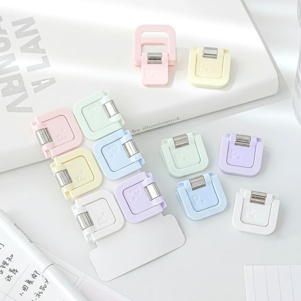 ClearView Cube Paper Clips Set