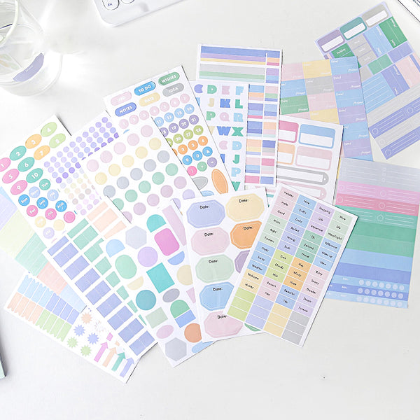 ClearView Organization Sticker Book