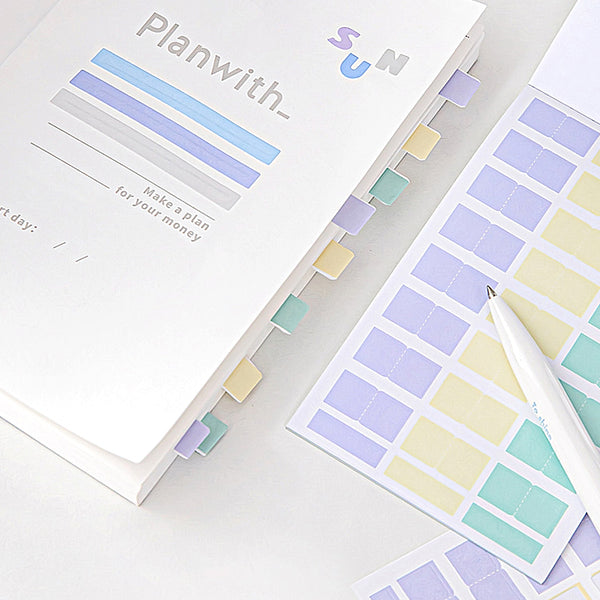 ClearView Organization Sticker Book