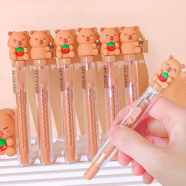 Cute Capybara Retractable Eraser
