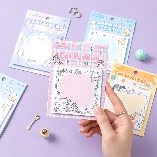 Cute Cat Chronicles Sticky Notes