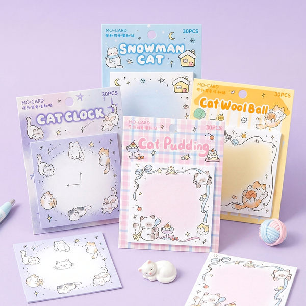Cute Cat Chronicles Sticky Notes