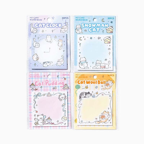 Cute Cat Chronicles Sticky Notes