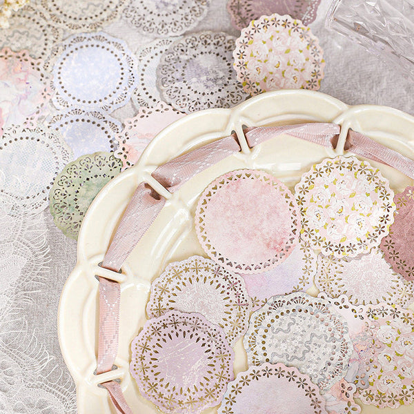 Vintage Lace Die-Cut Sticker Set