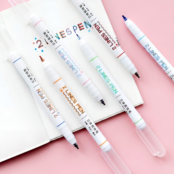 Double Line Color Pen
