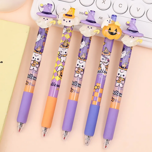 Fluorescent Halloween Gel Pens