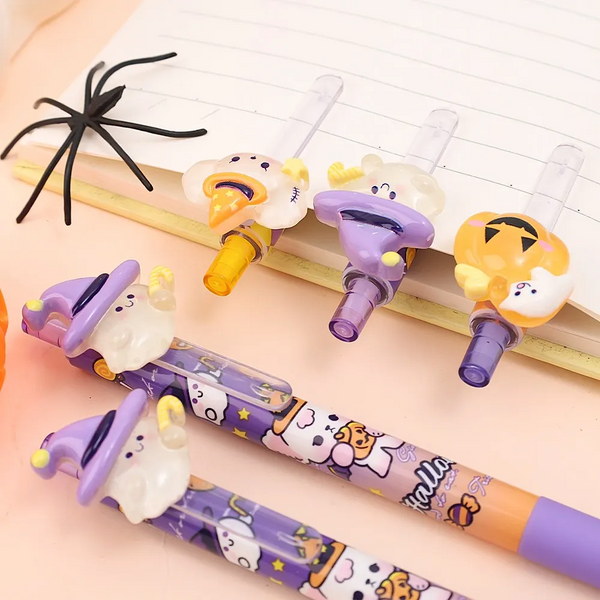 Fluorescent Halloween Gel Pens