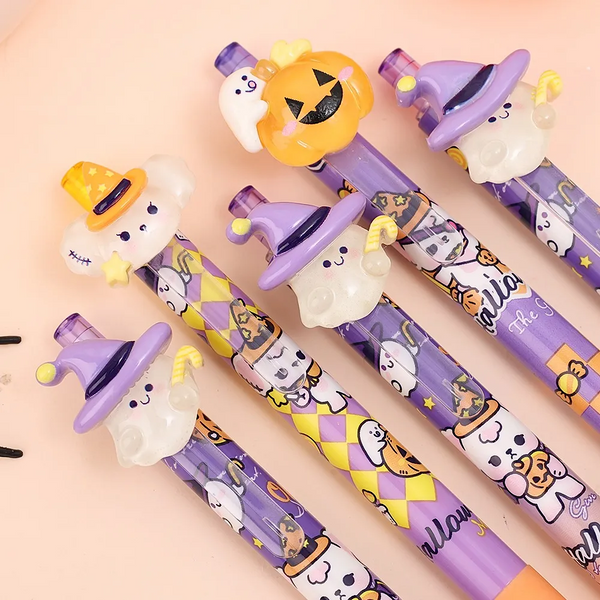 Fluorescent Halloween Gel Pens