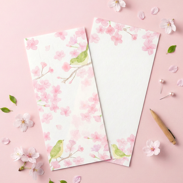 Furukawashiko Mini Letter Set - Limited Spring Edition - Sakura & Birds