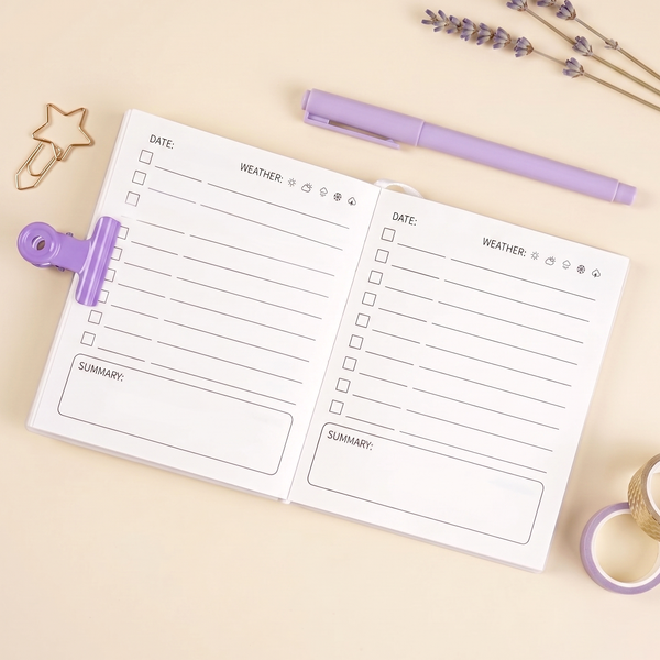 Plan For Today Square Pocket Planner + Pen