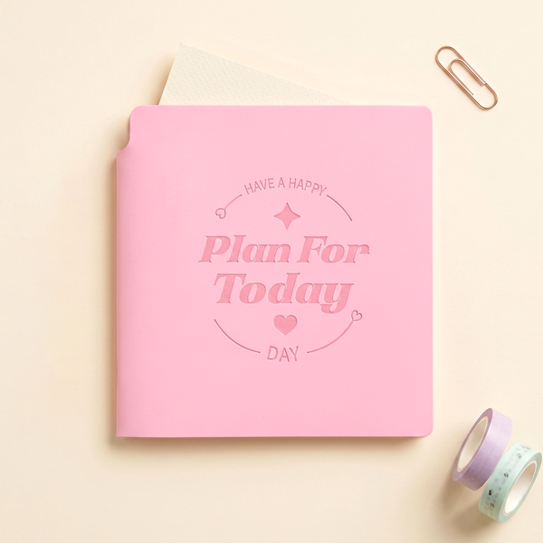 Plan For Today Square Pocket Planner + Pen