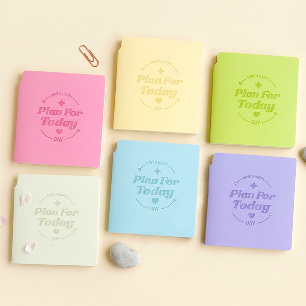 Plan For Today Square Pocket Planner + Pen