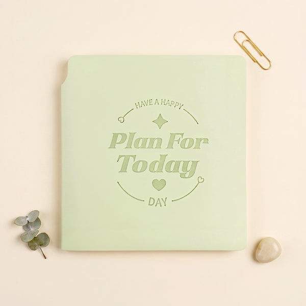 Plan For Today Square Pocket Planner + Pen