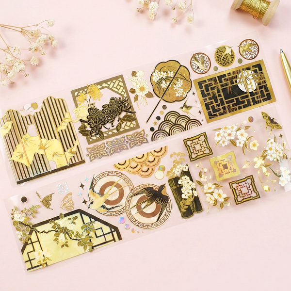 Golden Kyoto Clear Masking Tape - Extra Wide