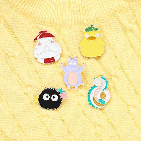 Hayao Miyazaki Enamel Pin - Spirited Away