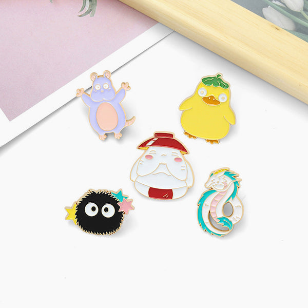 Hayao Miyazaki Enamel Pin - Spirited Away