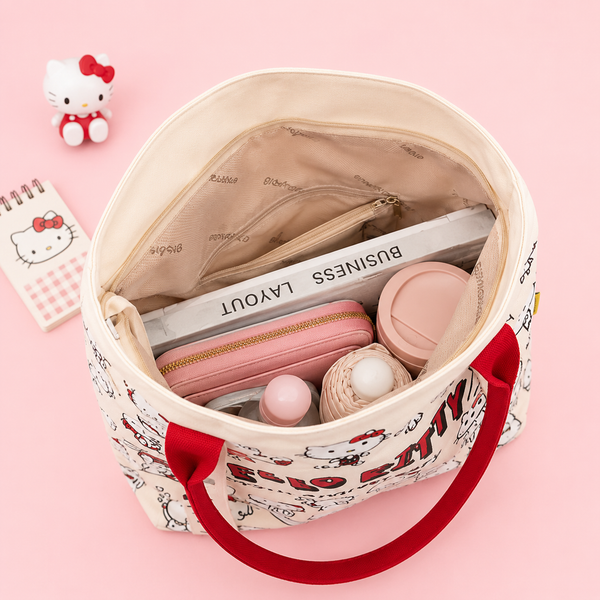 Hello Kitty Canvas Tote - Limited 45th Anniversary Edition