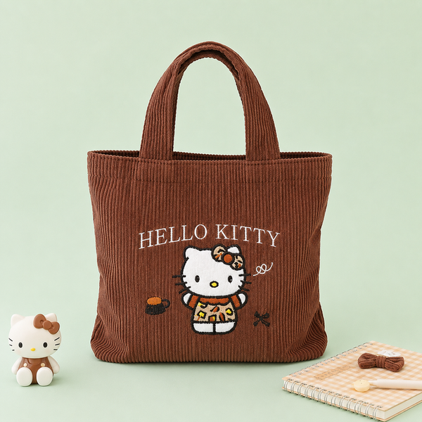 Hello Kitty Daily Corduroy Tote Bag