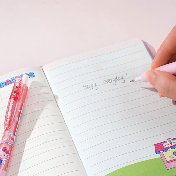 Hello Kitty Mechanical Pencil + Eraser + Refills Set