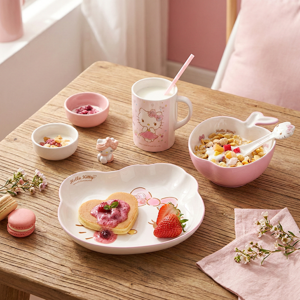 Hello Kitty Sweet Blush Tableware Set