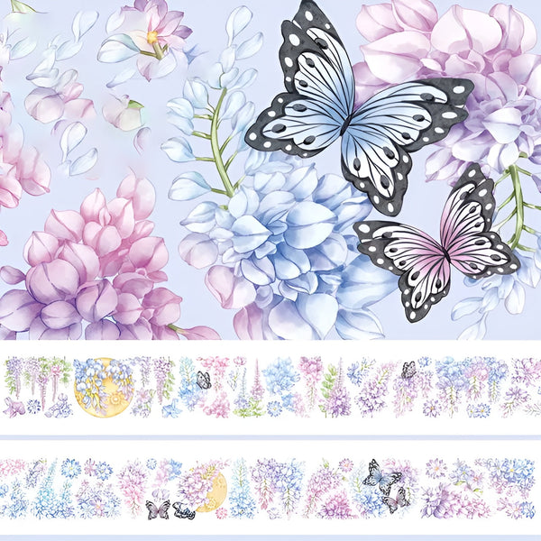 Holo Wisteria Clear Masking Tape - Extra Wide