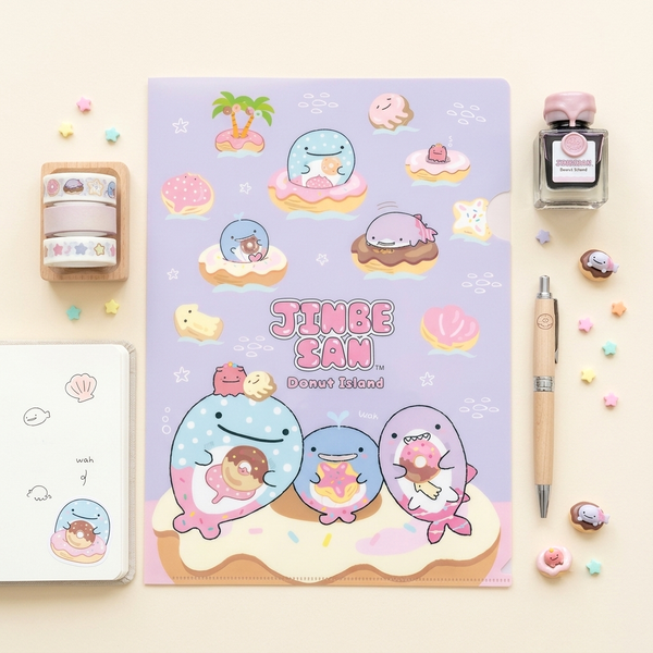 Jinbesan Donut Island A4 Folder