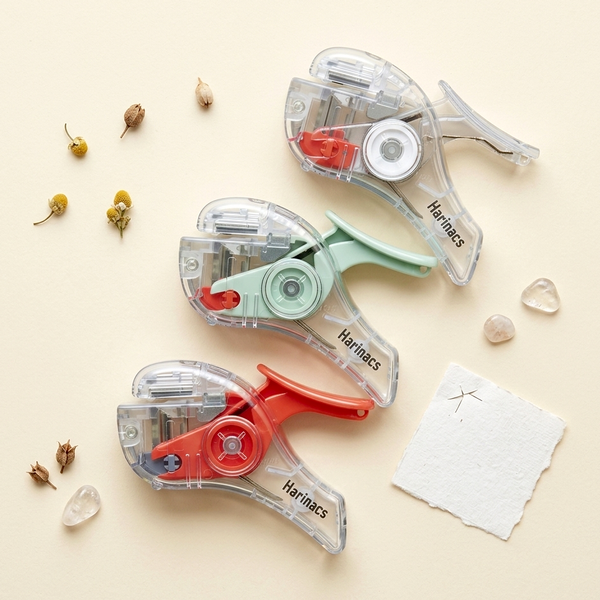 KOKUYO Harinacs Stapleless Stapler - Transparent Edition